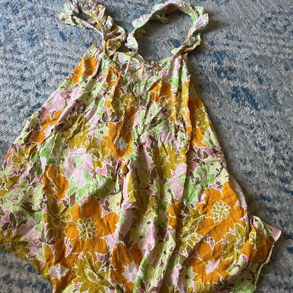 NWOT urban outfitters dessert flower ruffle mini dress XS - Picture 4 of 6